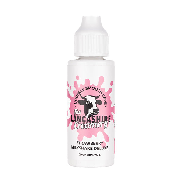 Strawberry Milkshake Deluxe 100ml Shortfill E-Liquid by The Lancashire Strawberry Milkshake Deluxe 100ml Shortfill E-Liquid by The Lancashire