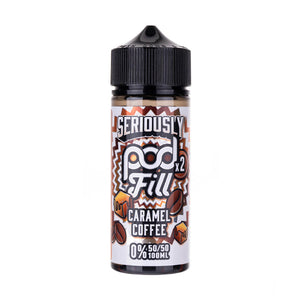 Caramel Coffee 100ml (50/50) Shortfill by Seriously Pod Fill 2
