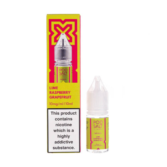 Lime Raspberry Grapefruit Nic Salt By Pod Salt Nexus