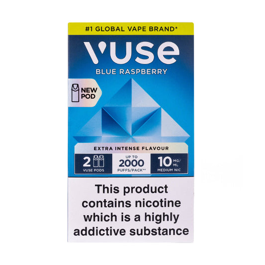 Vuse Pro Pod Nic Salt Refills VPro NS Blue Raspberry | Vape Superstore Vuse Pro Pod Nic Salt Refills VPro NS Blue Raspberry | Vape Superstore