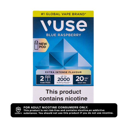 VPro NS Blue Raspberry Vuse Pro Pod Nic Salt Refills