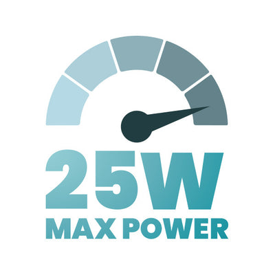 25W Max Power