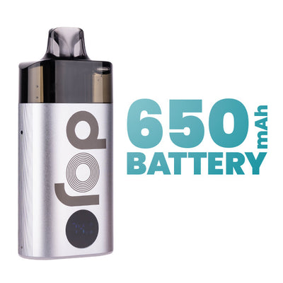 Great Battery Life - 650mAh Battery