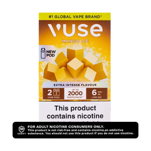 VPro NS Mango Ice Vuse Pro Pod Nic Salt Refills