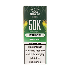 Al Fakher Hypermax Prime 50K Prefilled Pod Kit - Grape Mint