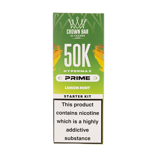 Al Fakher Hypermax Prime 50K Prefilled Pod Kit - Lemon Mint