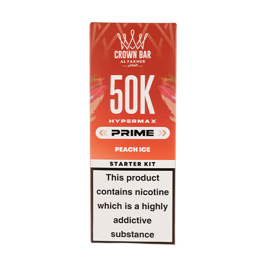 Al Fakher Hypermax Prime 50K Prefilled Pod Kit - Peach Ice