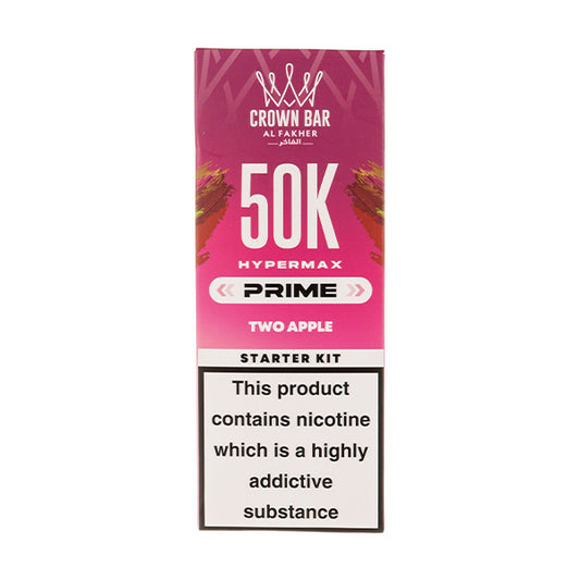 Al Fakher Hypermax Prime 50K Prefilled Pod Kit - Two Apple