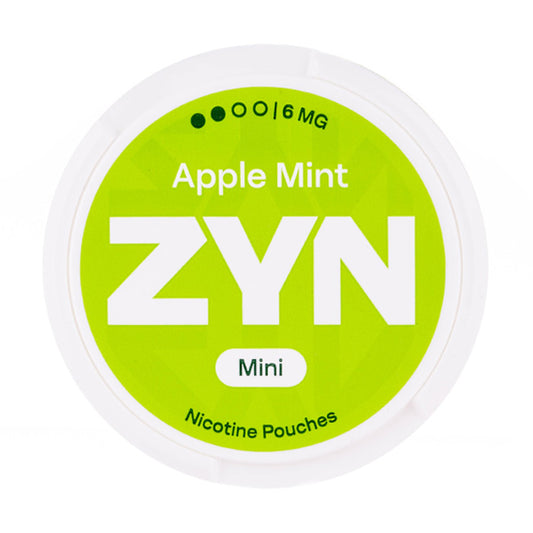 Apple Mint Mini Medium Nicotine Pouches by Zyn - 6mg