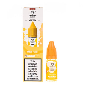 Apple Peach Nic Salt E-Liquid by Crystal Clear