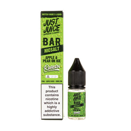 Apple & Pear on Ice Bar Reborn Nic Salt E-Liquid by Just Juice