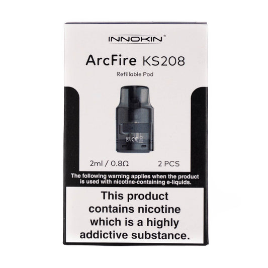 Arcfire Refillable Pods by Innokin 0.8ohm resistance