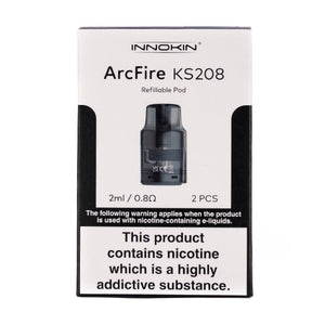 Arcfire Refillable Pods by Innokin 0.8ohm resistance