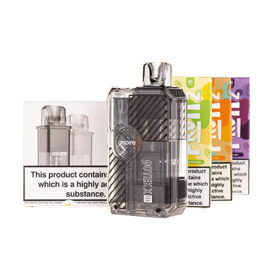 Aspire GoTek X3 Pod Kit Bundle in Black