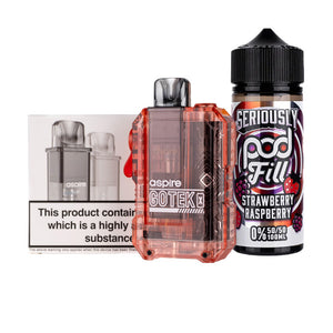 Aspire GoTek X Nicotine Free Bundle - Translucent Amber