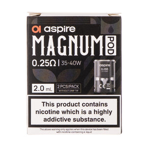 Aspire Magnum Replacement Pods - 0.25ohms