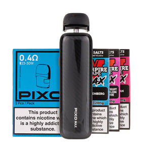 Aspire Pixo Max Pod Kit Bundle - Carbon Black