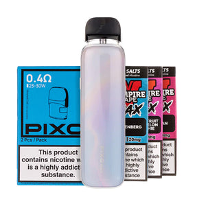 Aspire Pixo Max Pod Kit Bundle - White Glow