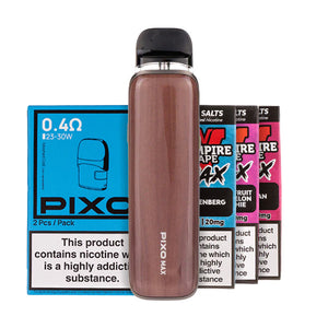 Aspire Pixo Max Pod Kit Bundle - Wood Grain