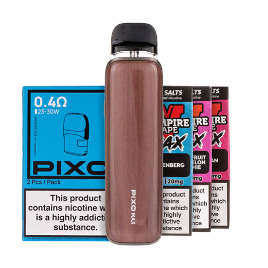 Aspire Pixo Max Pod Kit Bundle - Wood Grain
