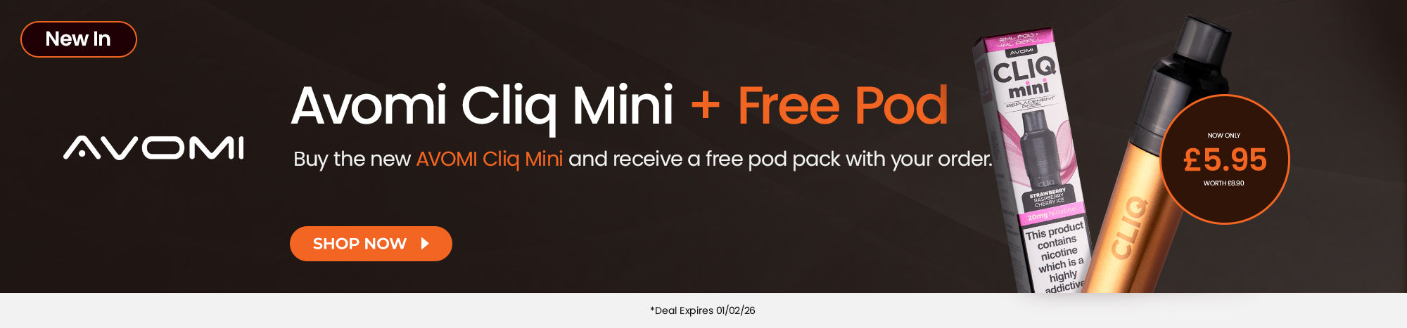 Shop the Avomi Cliq Mini & Pod Offer