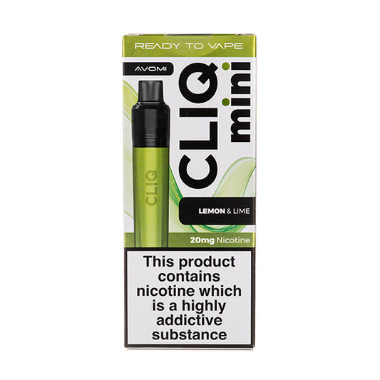 Avomi Cliq Mini Prefilled Pod Kit - Lemon & Lime