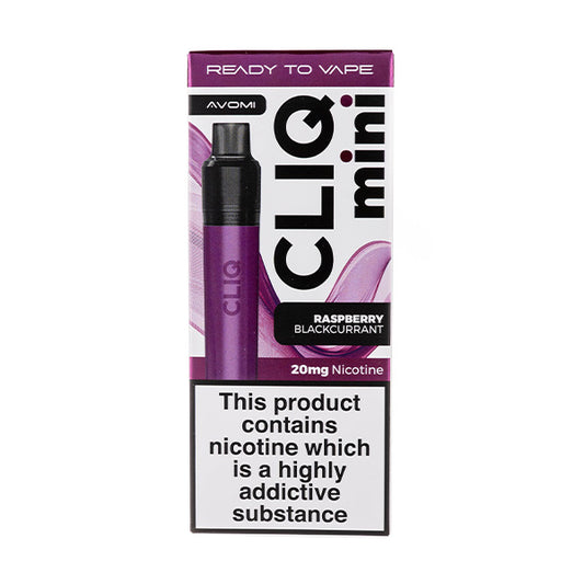 Avomi Cliq Mini Prefilled Pod Kit - Raspberry Blackcurrant