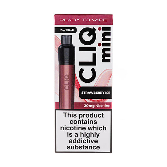 Avomi Cliq Mini Prefilled Pod Kit - Strawberry Ice