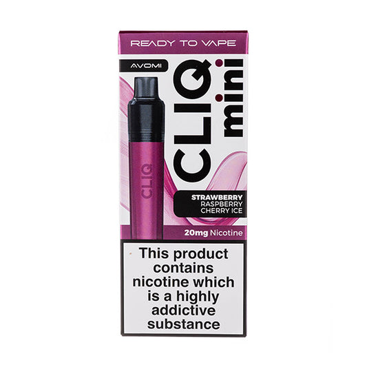 Avomi Cliq Mini Prefilled Pod Kit - Strawberry Raspberry Cherry Ice