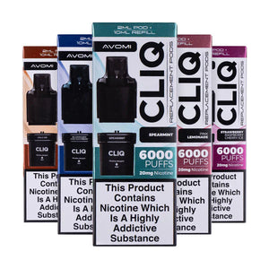 Items that are compatible with Avomi Cliq 6000 Prefilled Pod Kit