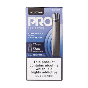 Avomi Pro Prefilled Pod Kit - Blueberry Sour Raspberry