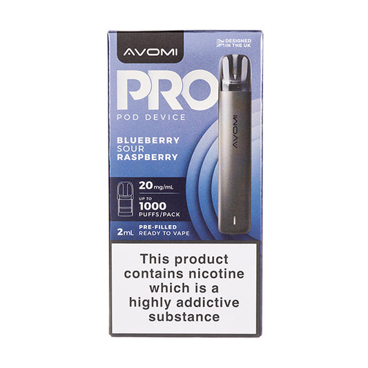 Avomi Pro Prefilled Pod Kit - Blueberry Sour Raspberry