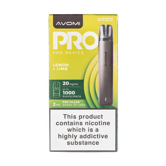Avomi Pro Prefilled Pod Kit - Lemon & Lime
