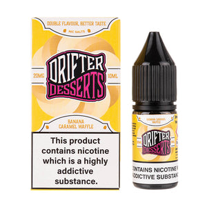 Banana Caramel Waffle Nic Salt E-Liquid by Drifter Desserts