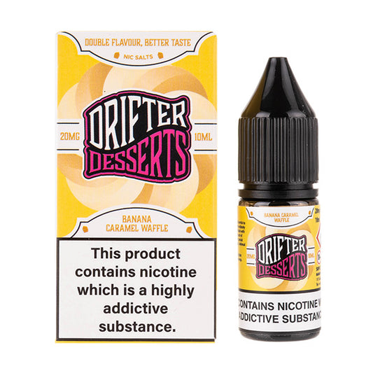 Banana Caramel Waffle Nic Salt E-Liquid by Drifter Desserts