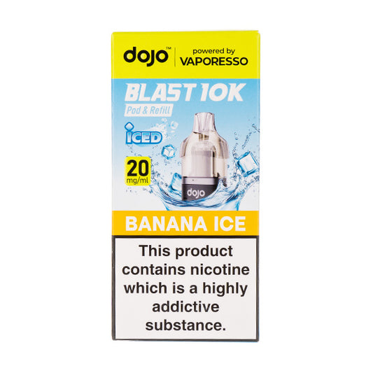 Banana Ice Dojo Blast 10K Prefilled Pod + Refill by Vaporesso