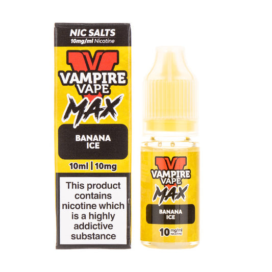 Banana Ice Nic Salt E-Liquid by Vampire Vape Max - 10mg