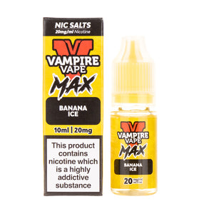 Banana Ice Nic Salt E-Liquid by Vampire Vape Max - 20mg