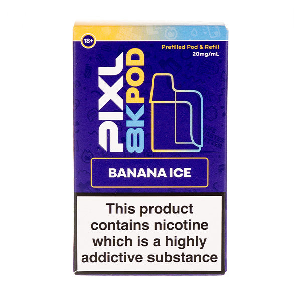 Pixl Banana Ice Pixl 8000 Prefilled Pod + Refill Pack — image 1 of 1