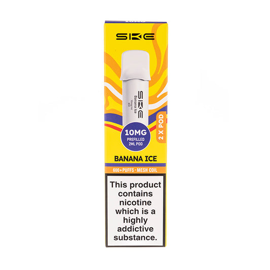 Banana Ice Crystal 600 Pro Prefilled Pods by SKE - 10mg