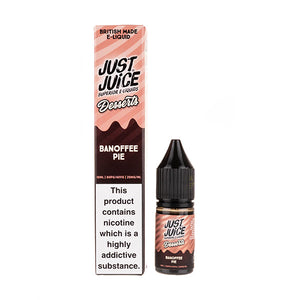 Banoffee Pie Nic Salt E-Liquid by Just Jam Desserts