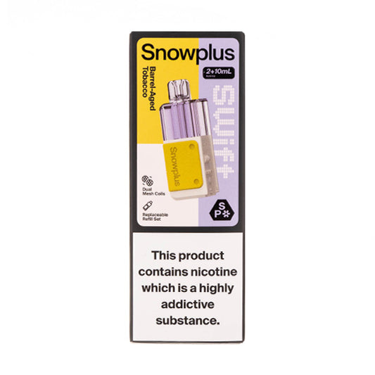 Barrel-Aged Tobacco Swift Prefilled Pod + Refill by Snowplus