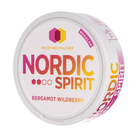 Bergamot Wildberry Standard Nicotine Pouches by Nordic Spirit Regular