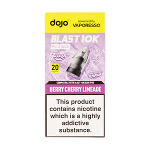 Berry Cherry Limeade Dojo Blast 10K Prefilled Pod + Refill by Vaporesso