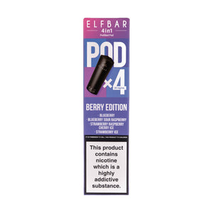 Berry Edition 4 in 1 Prefilled Pods by Elf Bar - 4 Pack