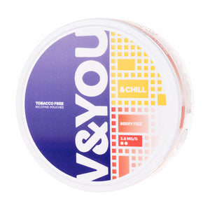 Berry Fizz &Chill Nicotine Pouches by V&YOU