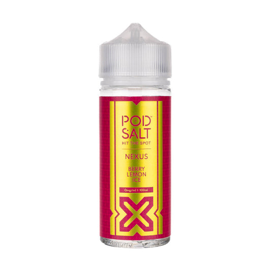 Berry Lemon Ice 100ml Shortfill E-Liquid by Pod Salt Nexus