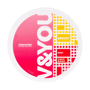 Berry &Boost Nicotine Pouches by V&YOU