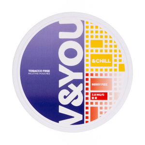 Berry Fizz &Chill Nicotine Pouches by V&YOU