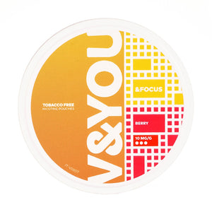 Berry &Focus Nicotine Pouches by V&YOU